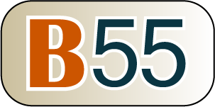B55 text on a light tan background