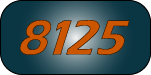 8125 text in orange on a blue gradient background